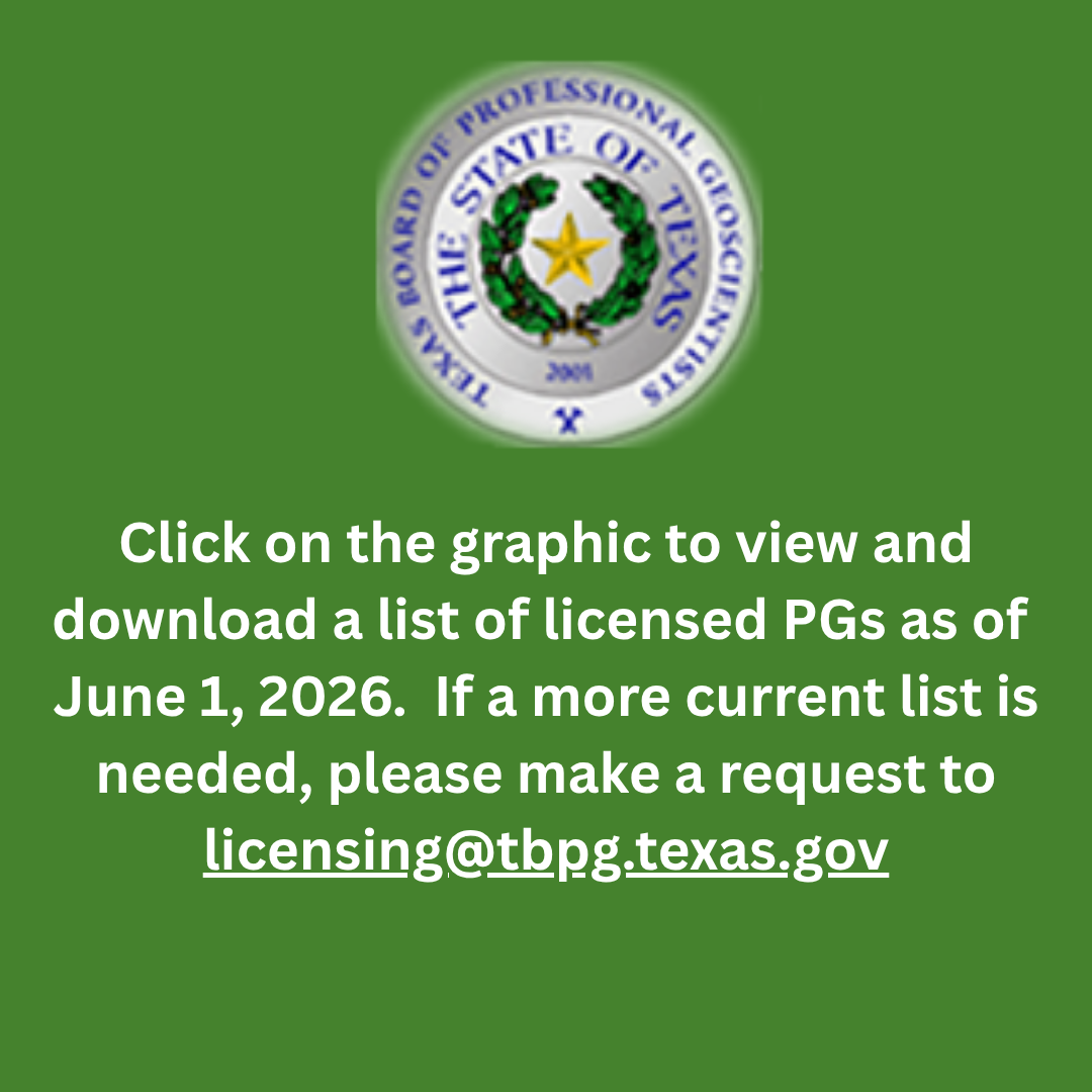 Click on the graphic to view and download a list of new licensees issued in the last quarter.